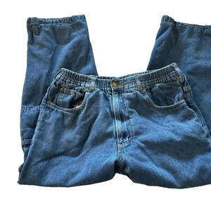 Habands Ice House Flannel Lined Jeans 32/s Unisex Denim Pants, inseam 26"